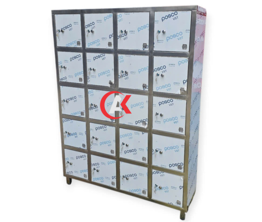 GIA CÔNG TỦ LOCKER INOX 20 NGĂN PS06