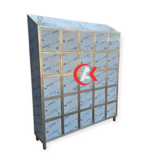 TỦ LOCKER 25 NGĂN MÁI XÉO PS01